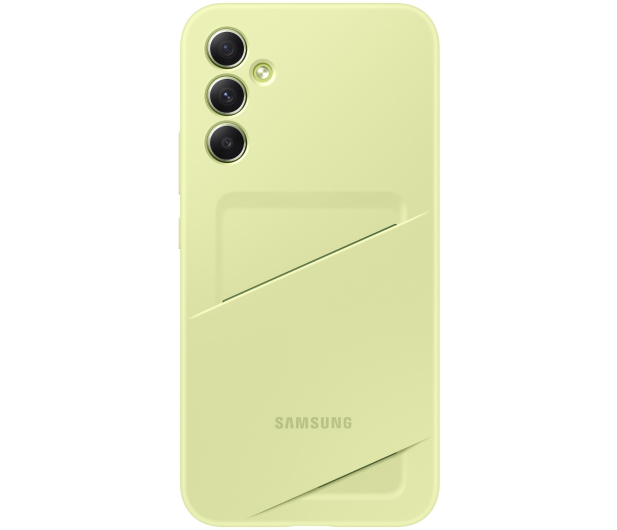 Samsung Card Slot Case do Galaxy A34 limonkowe - 1127976 - zdjęcie